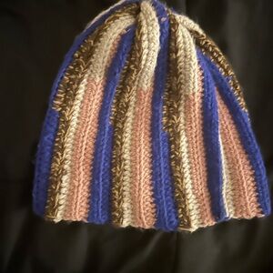 Striped Knit Beanie